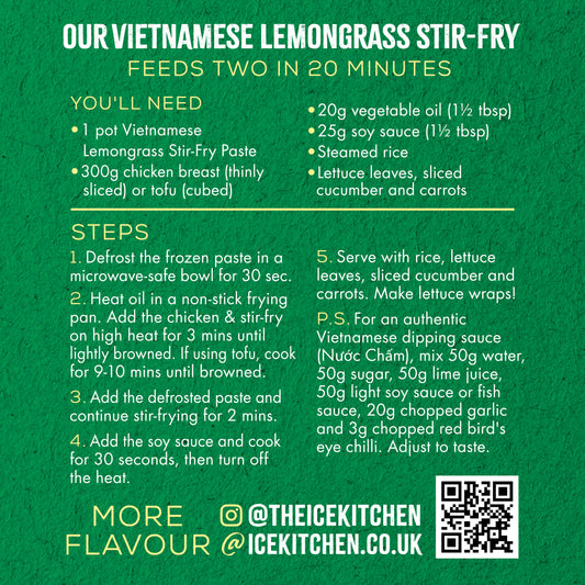 Vietnamese Lemongrass Stir-Fry Paste 2 x 85g pots