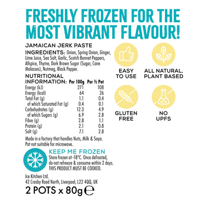 Jamaican Jerk Paste - 2 x 80g pots