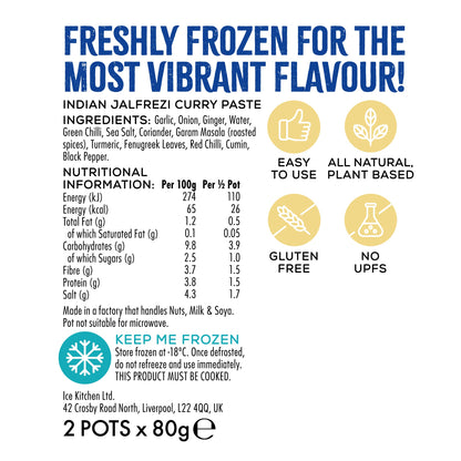 Indian Jalfrezi Curry Paste - 2 x 80g pots