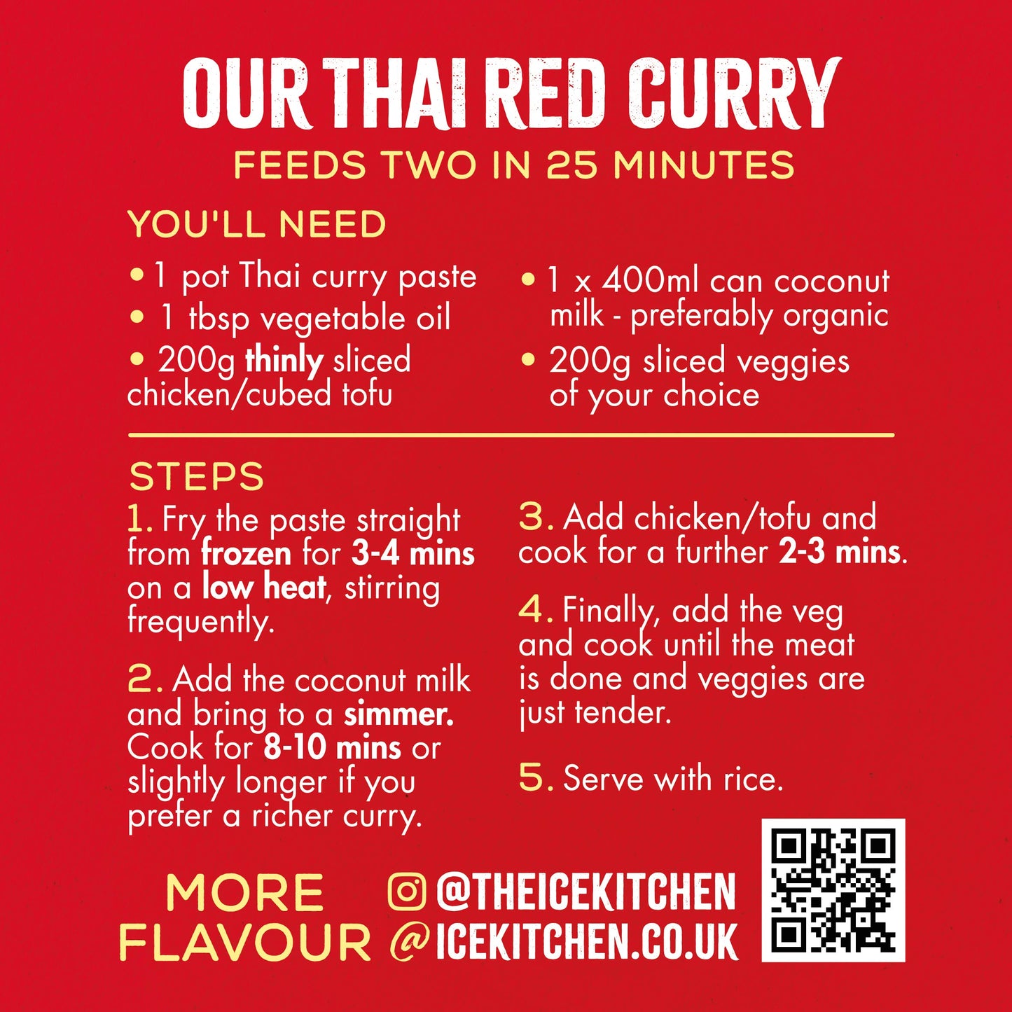 Thai Red Curry Paste - 2 x 77g pots