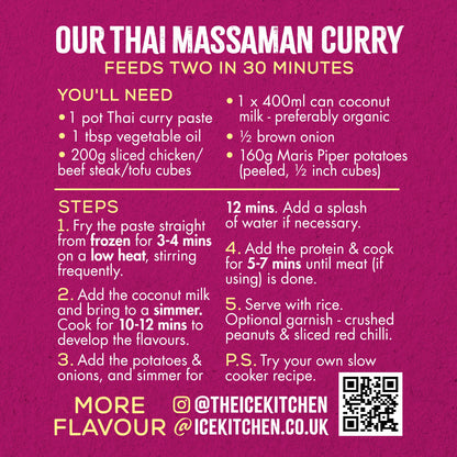 Thai Massaman Curry Paste - 2 x 77g pots