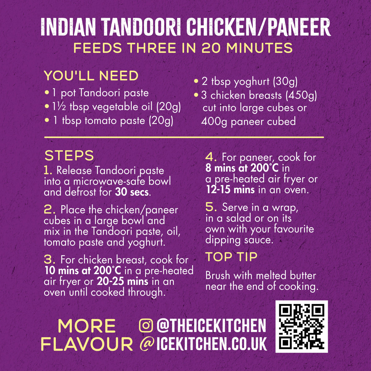 Indian Tandoori Paste 2 x 77g pots