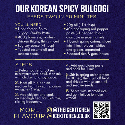 Korean Spicy Bulgogi Stir-Fry Paste 2 x 85g pots