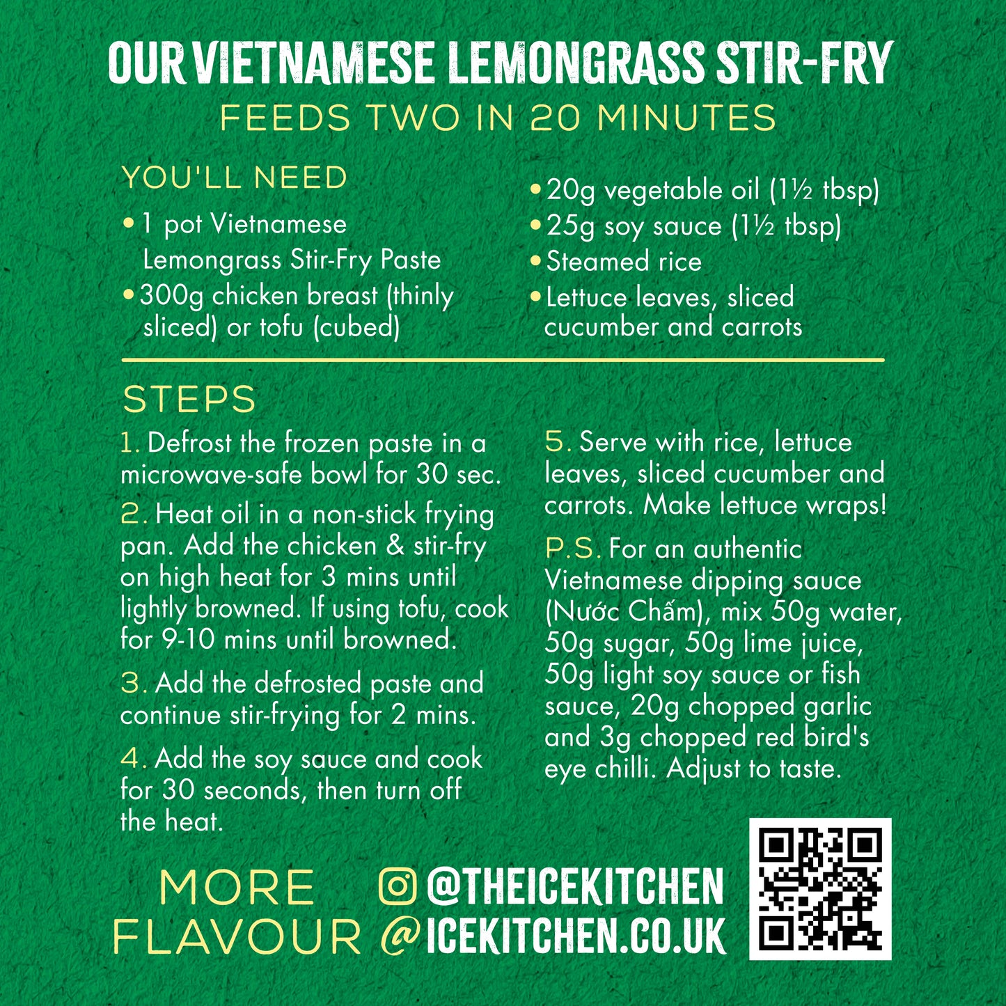 Vietnamese Lemongrass Stir-Fry Paste 2 x 85g pots