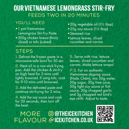 Vietnamese Lemongrass Stir-Fry Paste 2 x 85g pots