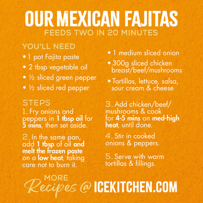 Mexican Fajita Paste - 2 x 80g pots