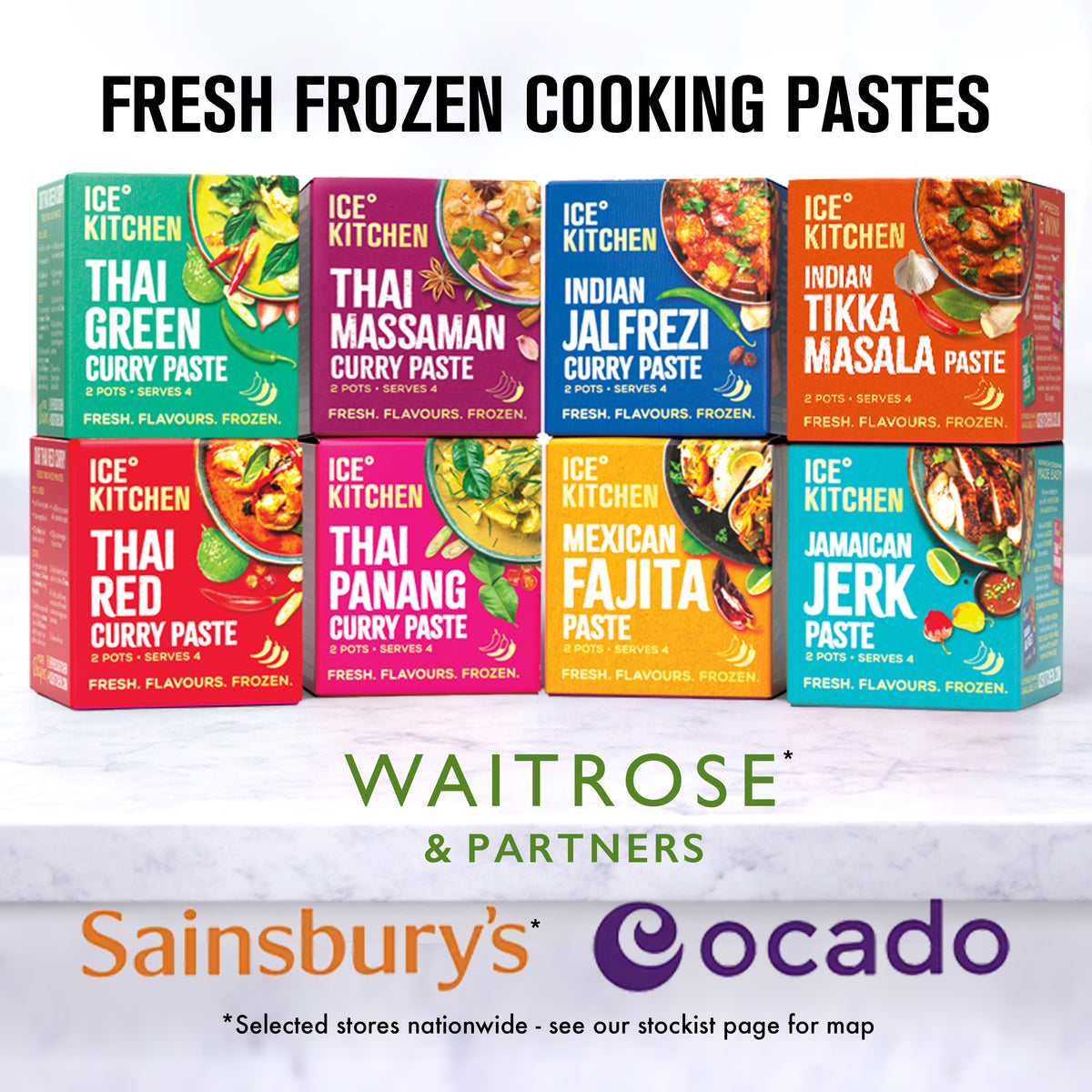 Ice Kitchen ⏐ Fresh Frozen Cooking Pastes and Sauces